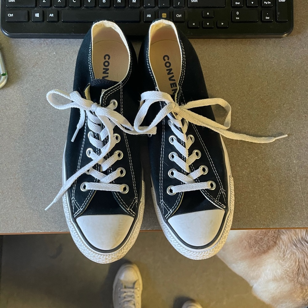 Converse black all star shoes